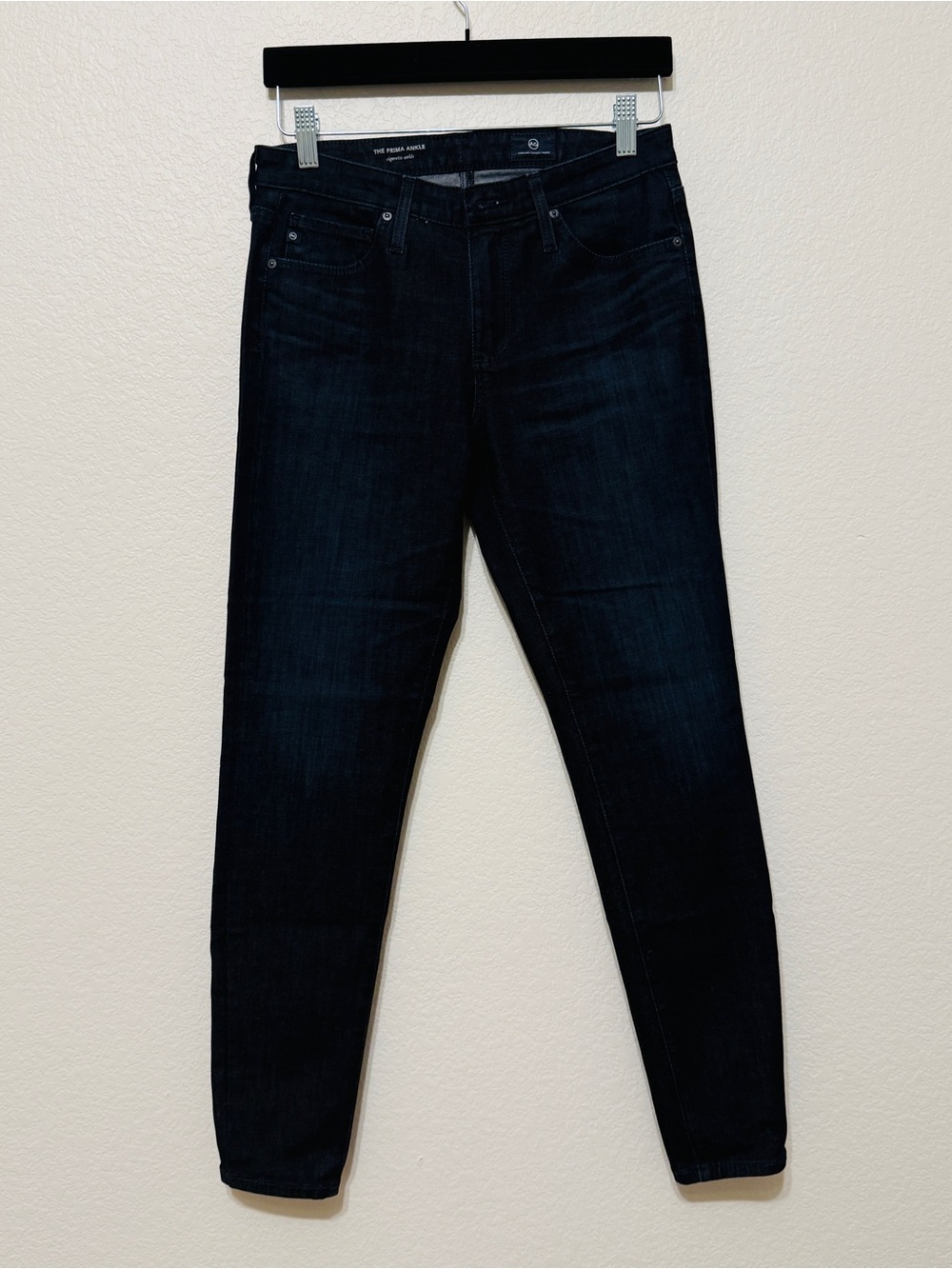 AG Adriano Goldschmied| Prima Ankle Skinny Jeans 26R Dark Wash Stretch - Picture 6 of 12